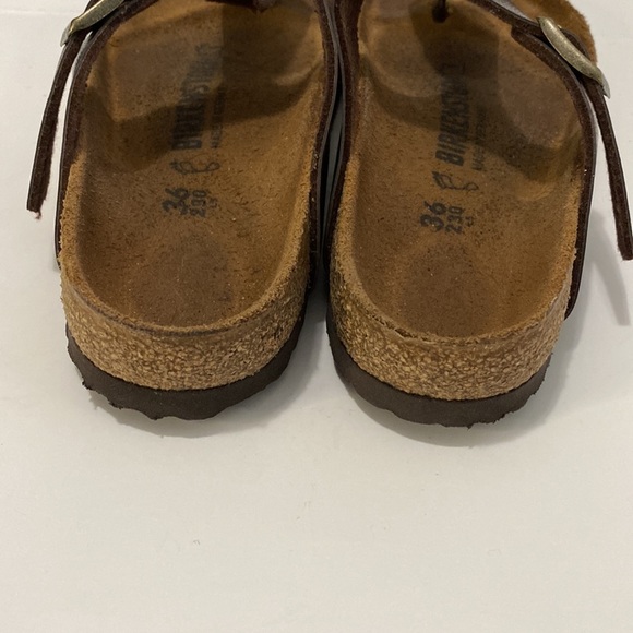 BIRKENSTOCK Gizeh Thong Brown Sandals Size 36 - Picture 9 of 13